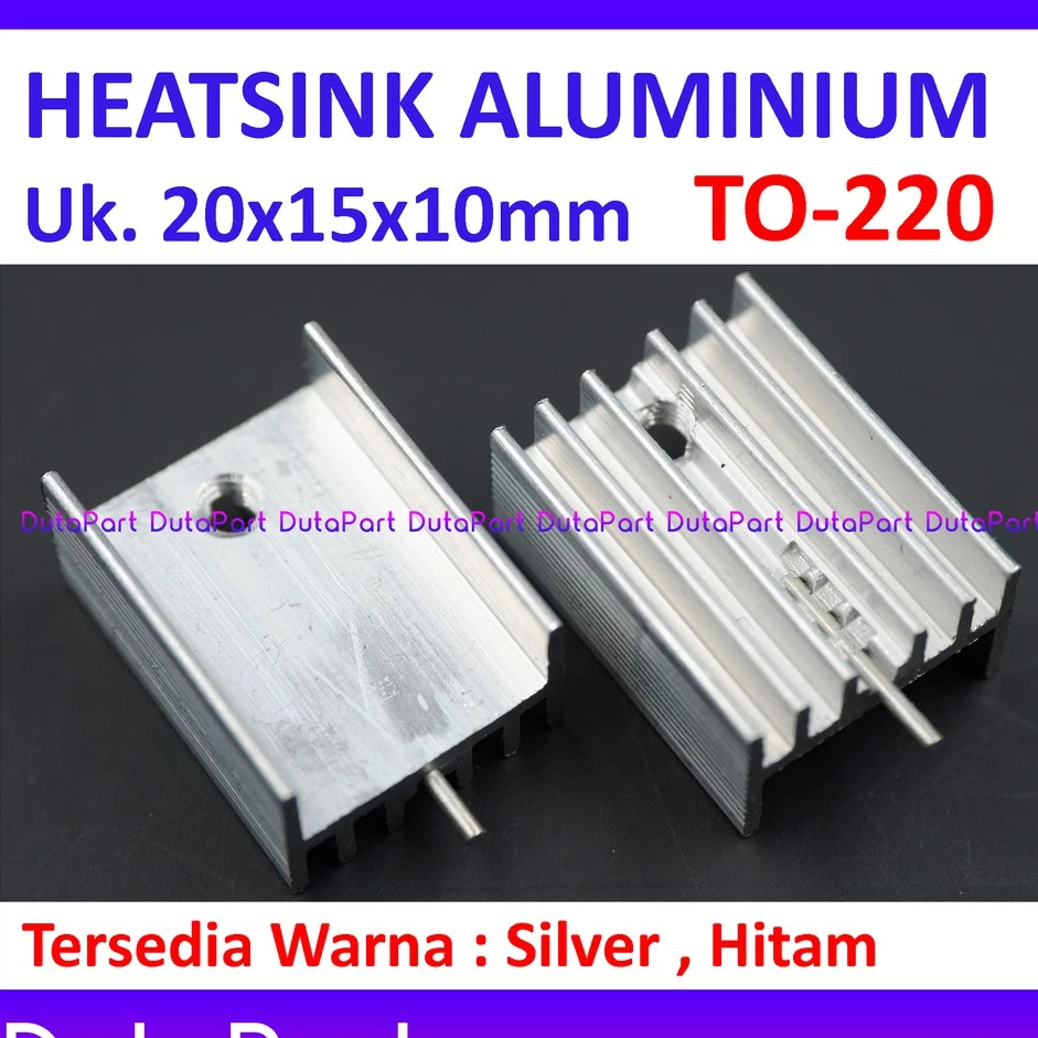 Heatsink Aluminium Pendingin 20x15x10mm TO-220 TO220 Heat Sink IC Transistor 7805