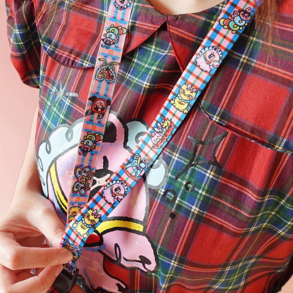 Plaid Playdate Lanyard | Liunic on Things | Strap