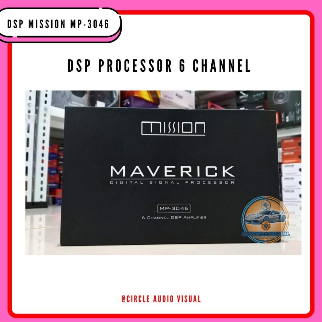 DSP Mission Maverick MP-3046 Digital Signal Processor 6 Channel