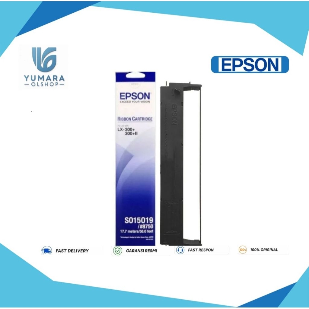 Pita Epson Ribbon LX 300 / LX300 Ribbon Catridge Printer