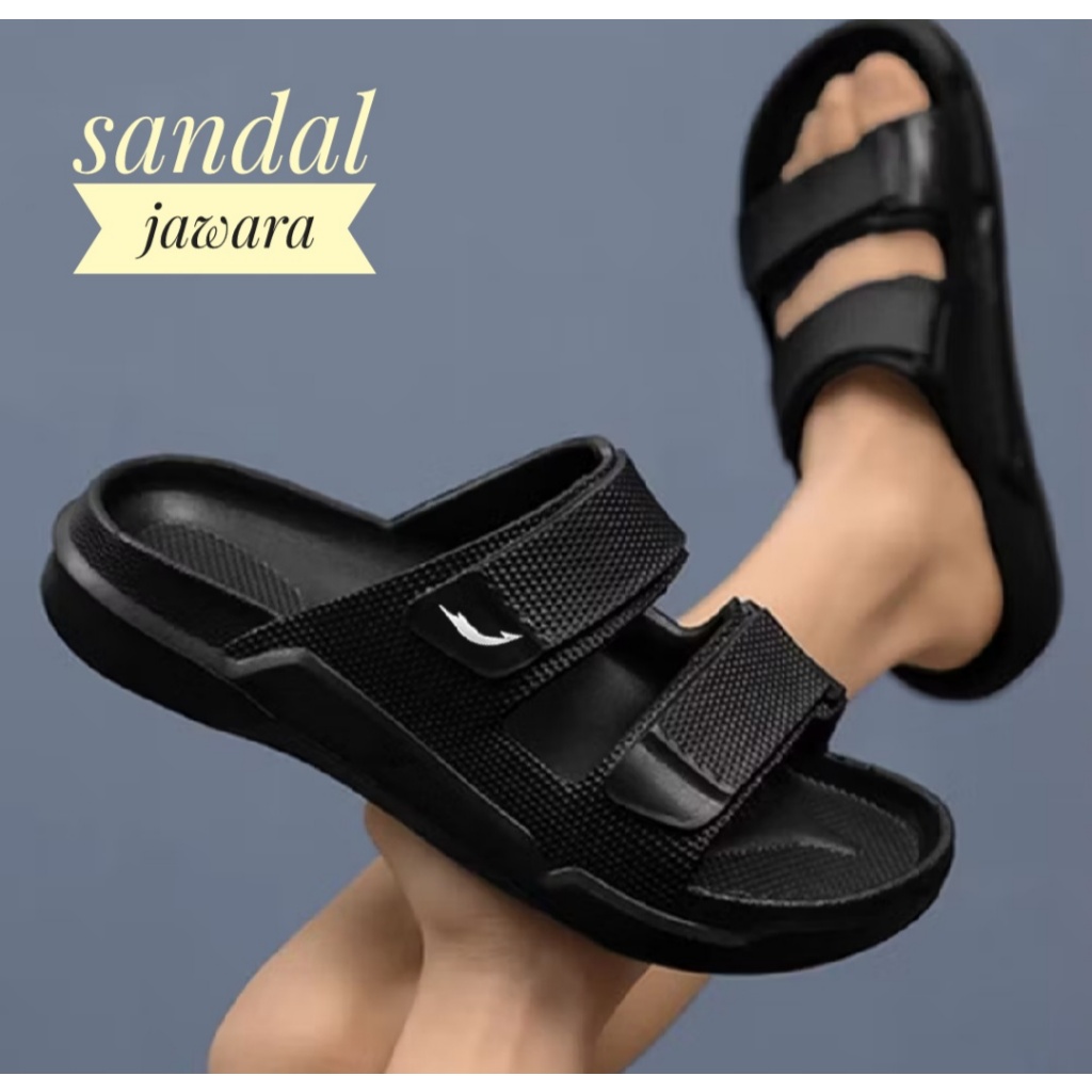 sandal slop ban 2 cowok terbaru sandal slop cowok/ sandal karet anti-slip/ terbaru