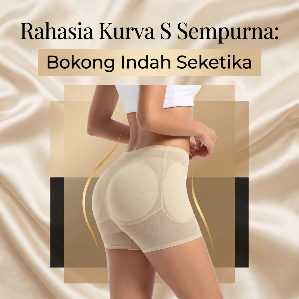 Celana Busa Pinggul Pembentuk 3D, Celana Busa Penambah Volume Pinggul, Celana Pengangkat Pinggul