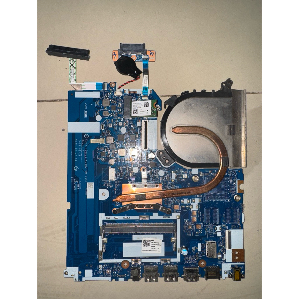 mainbord Lenovo ideapad 330-15IGM Intel celeron N4000 kondisi normal