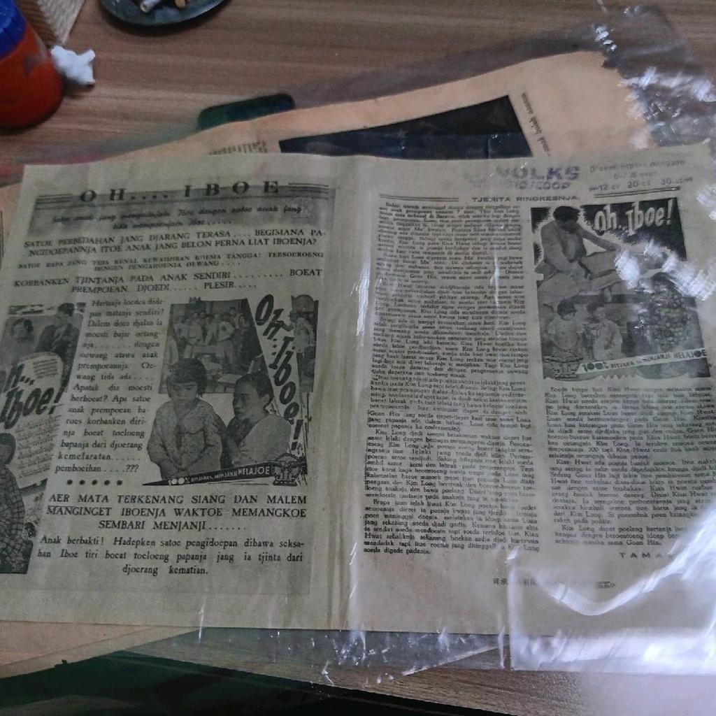 flyer film poster film langka oh iboe 1938 film hindia belanda
