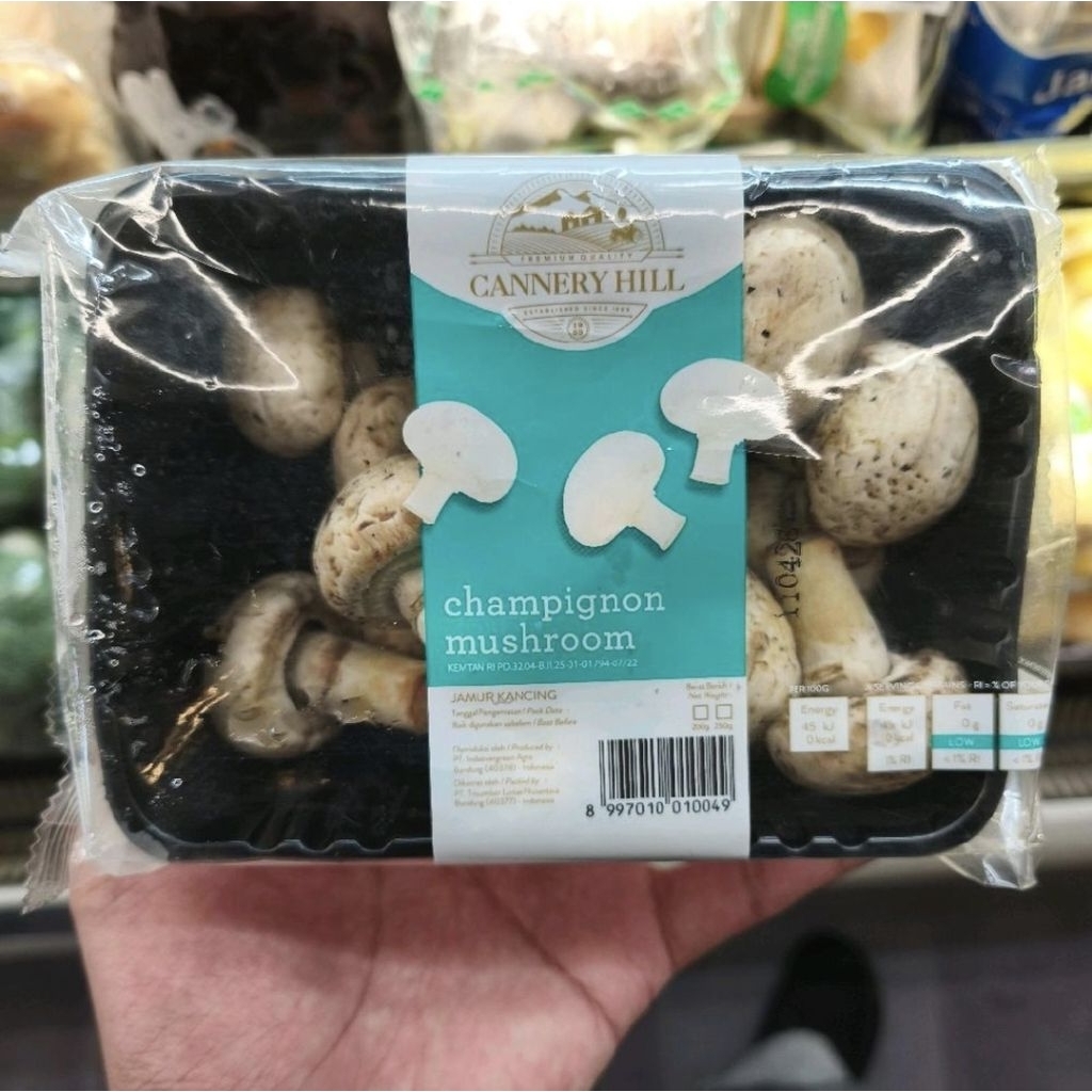 jamur Champaignon fresh jamur kancing Champaignon mushroom / 200 gram
