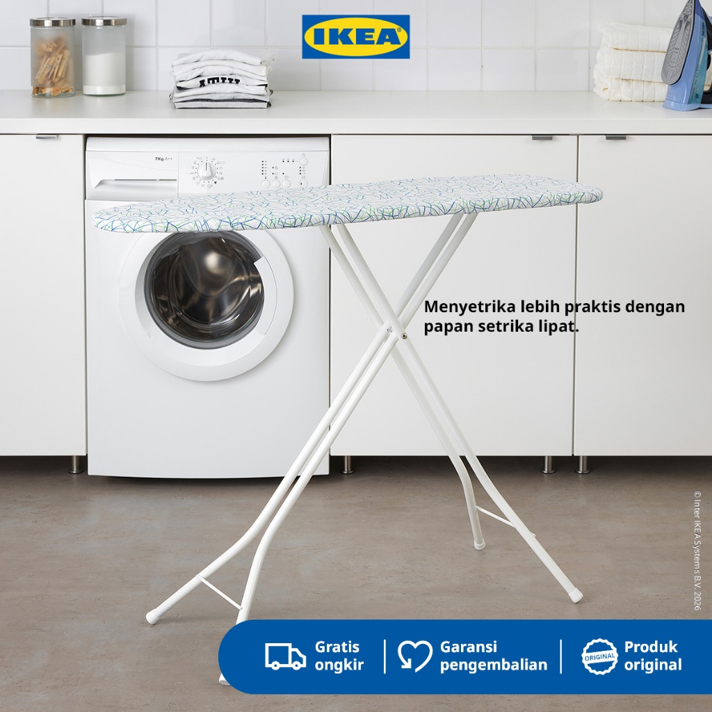 IKEA RUTER Meja Setrika 108x33 cm Dapat Dilipat
