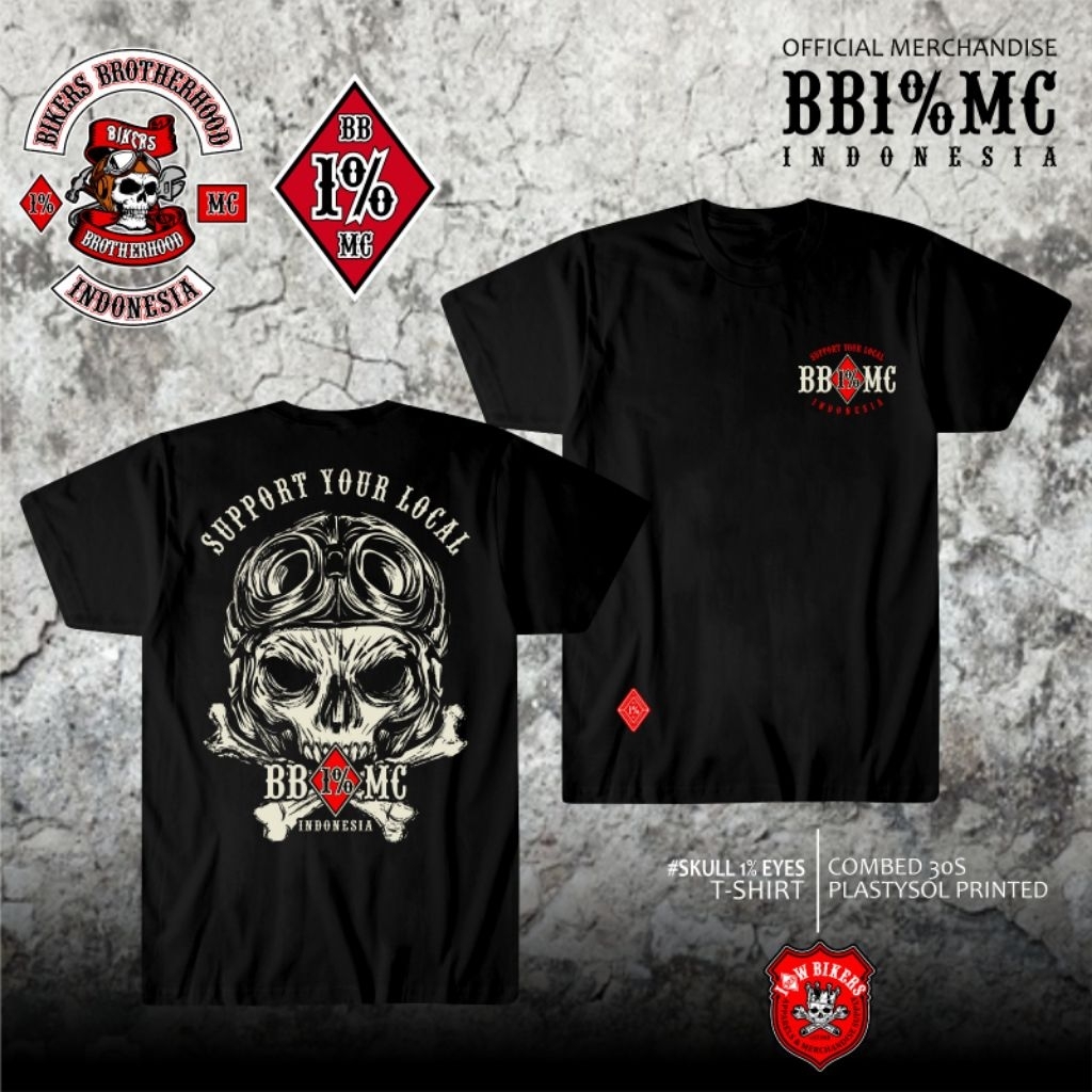 Tshirt Bikers Brotherhood 1% MC
