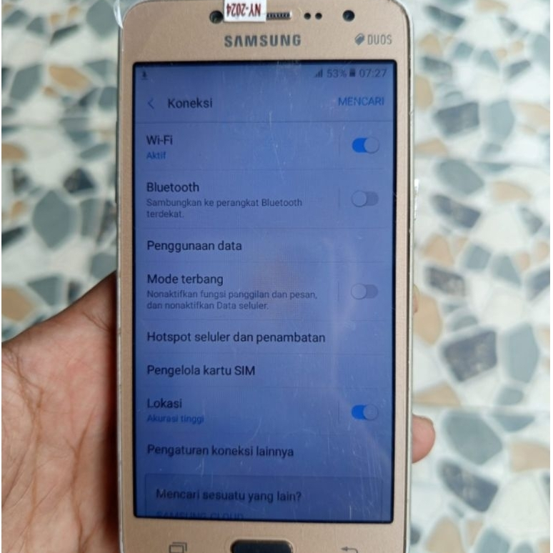 Murah hp samsung j2 prime second normal siap pakai