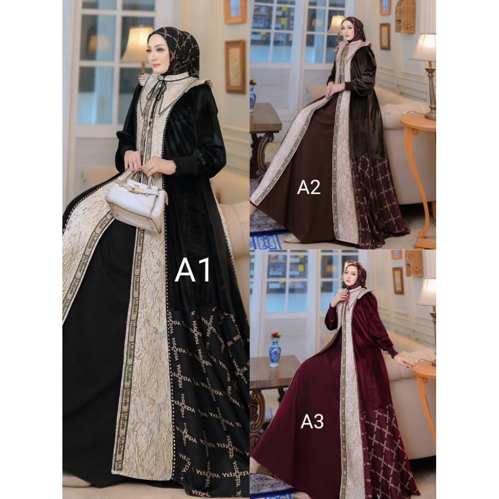 gamis syari ucel windes alqiblat rafanda azizil dwina alayka