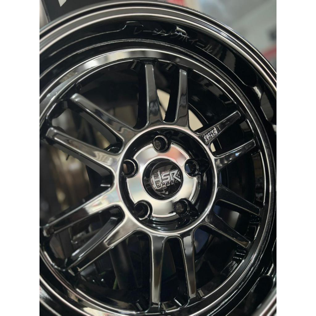Velg hsr black chrome ring 17 cocok untuk innova, xpander, hrv, crv, dll