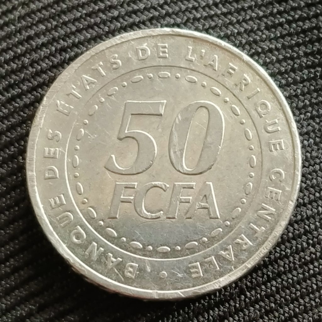 Koin Kuno Afrika Tengah 50 Francs 2019