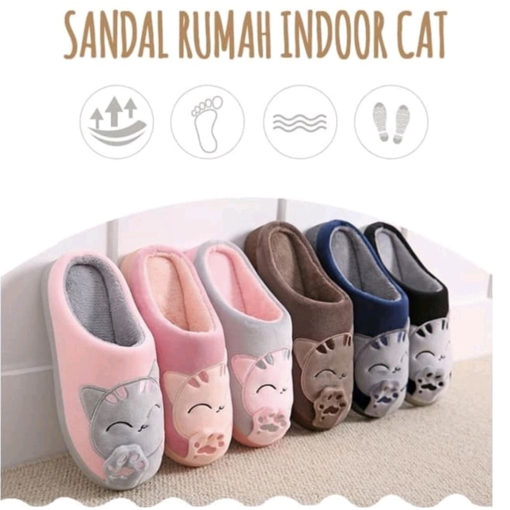 Sandal rumah empuk santai anti slip