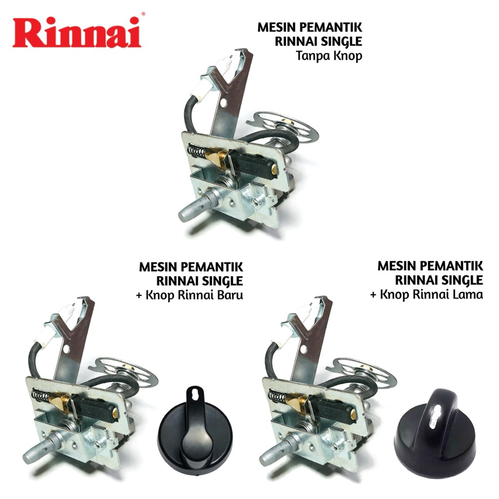 Mesin Pemantik Rinnai Api 1 single Kompor Gas-Gas Valve-Pemantik