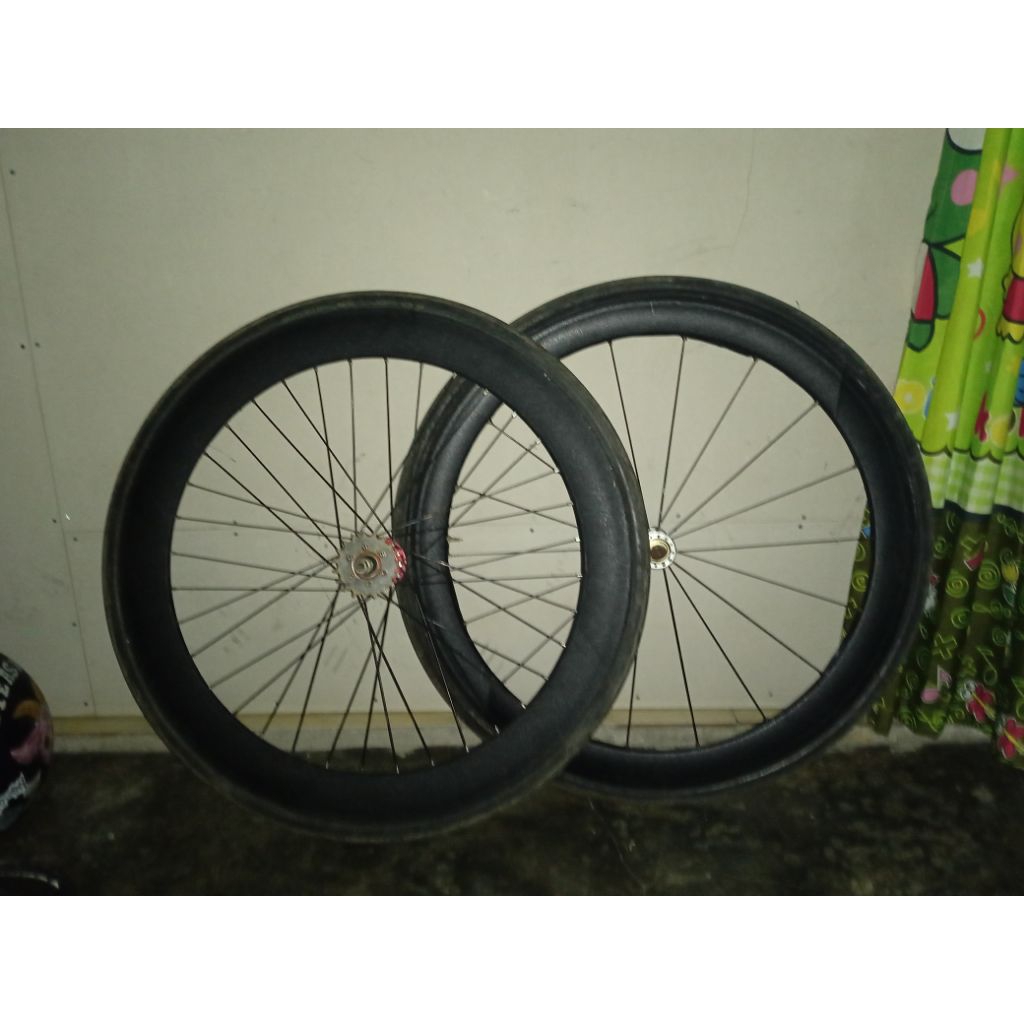 wheelset doltrap 6cm dan 5cm tanpa ban
