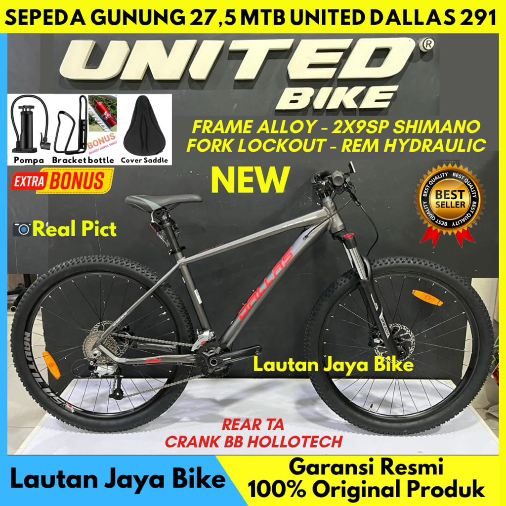 Sepeda Gunung MTB 27.5 UNITED MONANZA 4.30 MIAMI 3.0 NEW