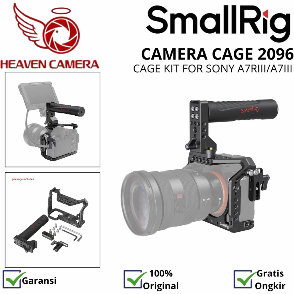 SmallRig Cage Kit for Sony A7R III/A7III (2096)