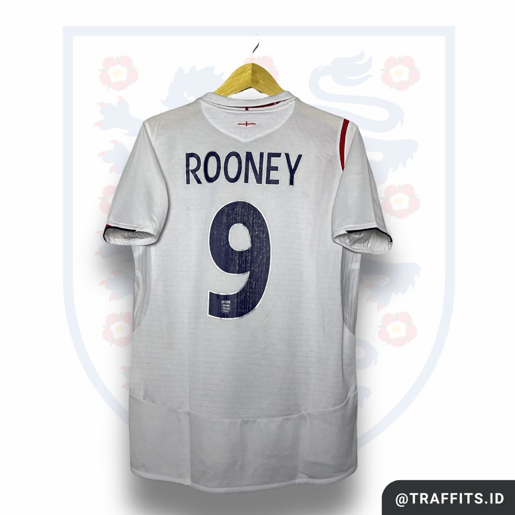Jersey England Home 2006 Wayne Rooney Original Size S