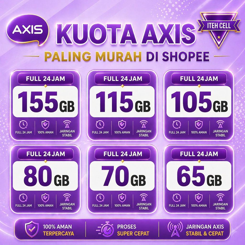 PAKET DATA AXIS BRONET COMBO MINI OWESOME FULL 24JAM