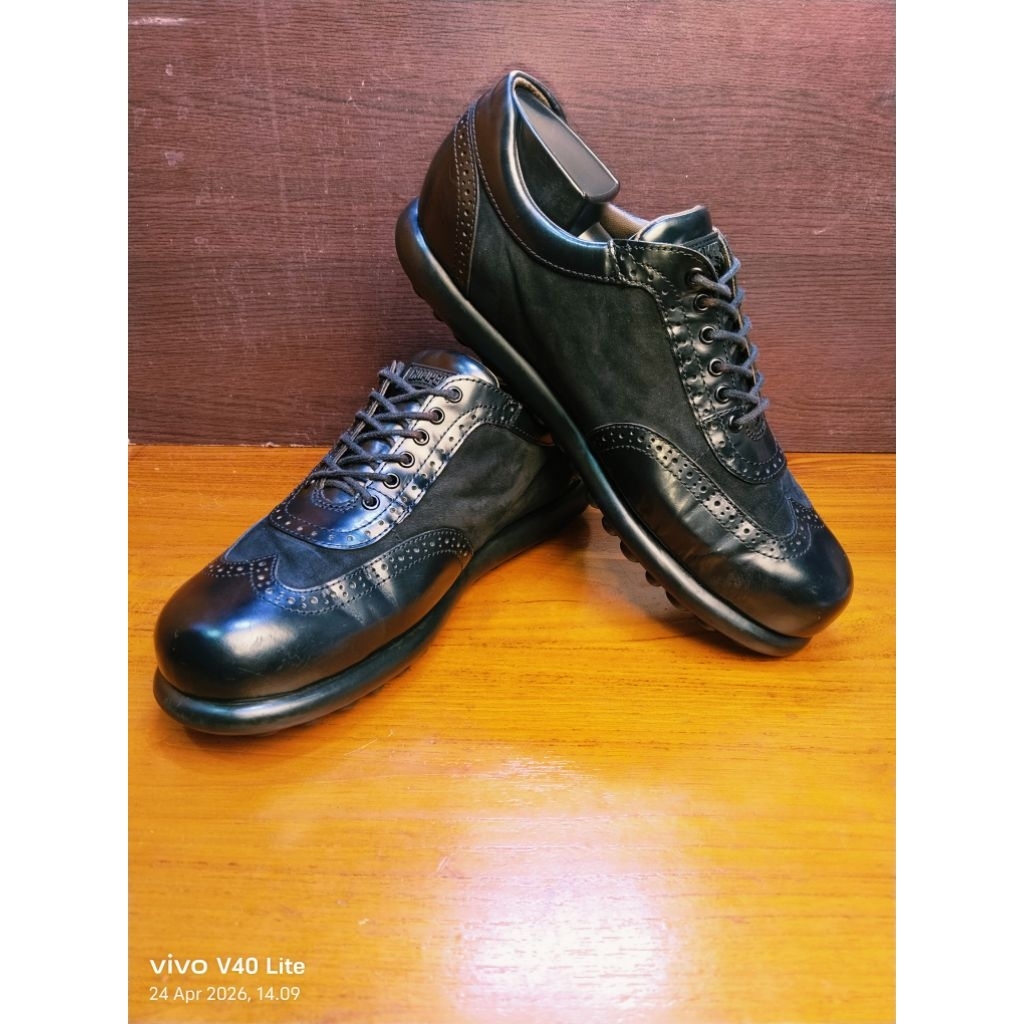 sepatu kulit campret wingtip size 40 (second)