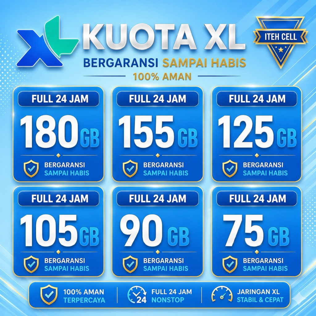 PAKET DATA INTERNET XL AXIATA COMBO FLEX MINI AKRAB FULL KUOTA