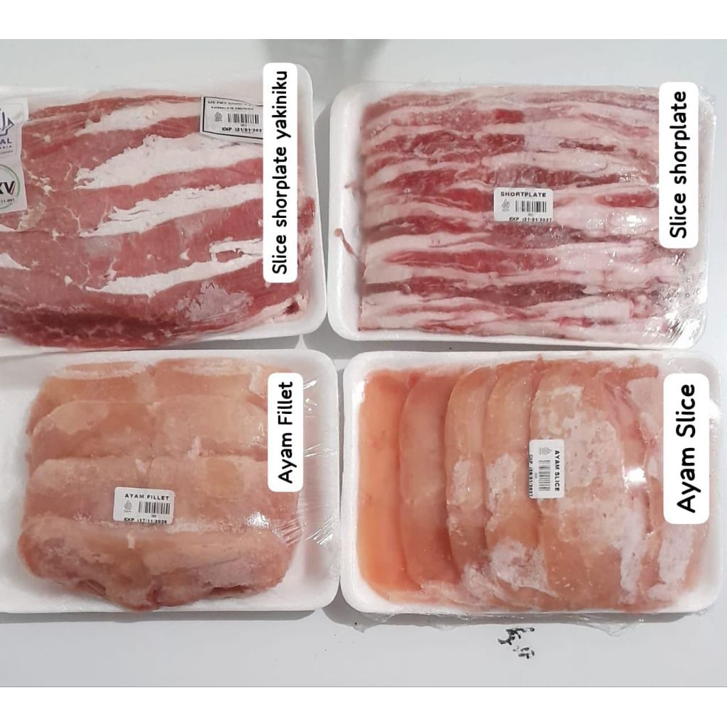 ANEKA DAGING SLICE DAN AYAM SLICE, AYAM FILLET