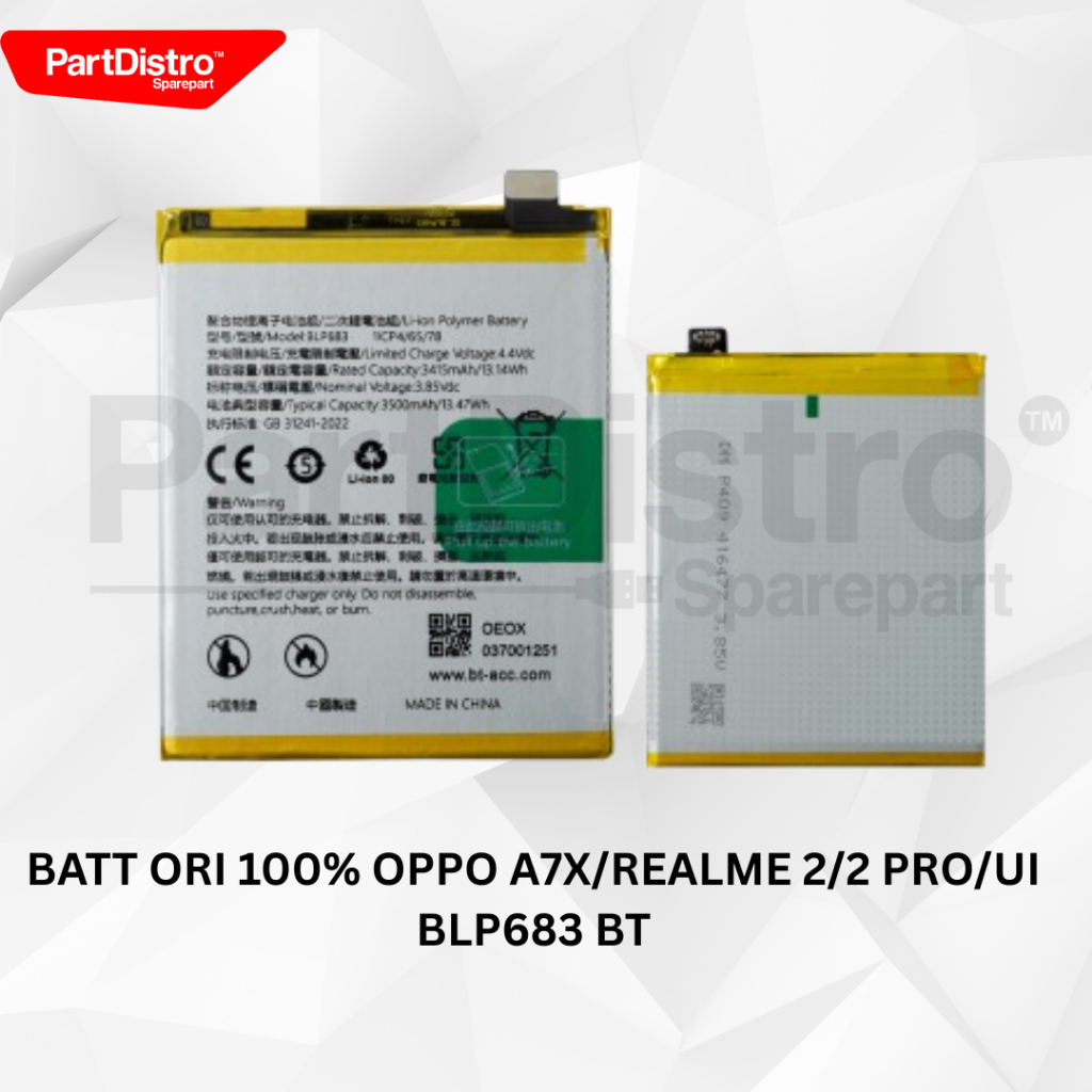BATTERAI UNTUK  OPPO A7X/REALME 2/2 PRO/UI BLP683