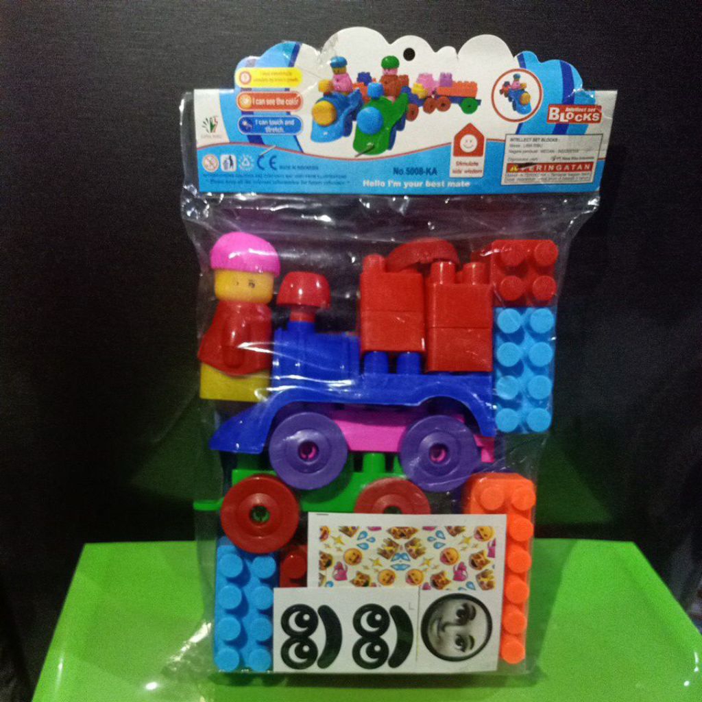 Mainan Lego Puzzle Balok Susun Mainan Anak Balok Susun Besar Mainan Edukasi Anak Block Susun Mainan 