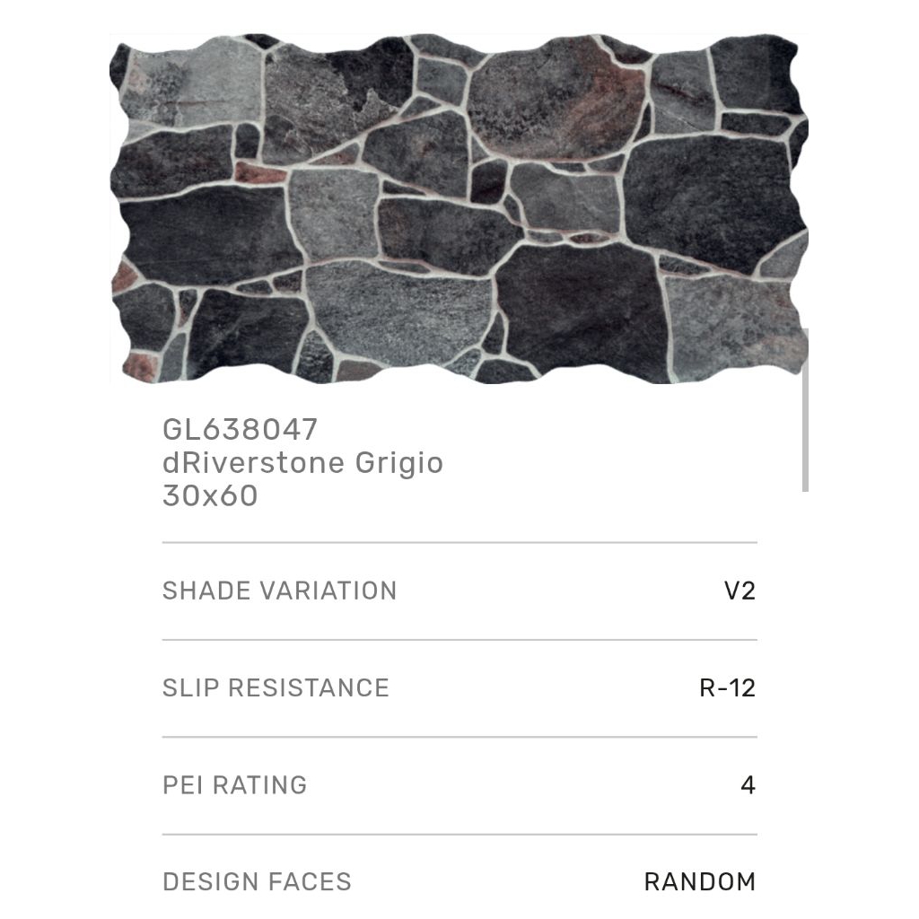 Roman Keramik 60x30 dRiverstone Grigio