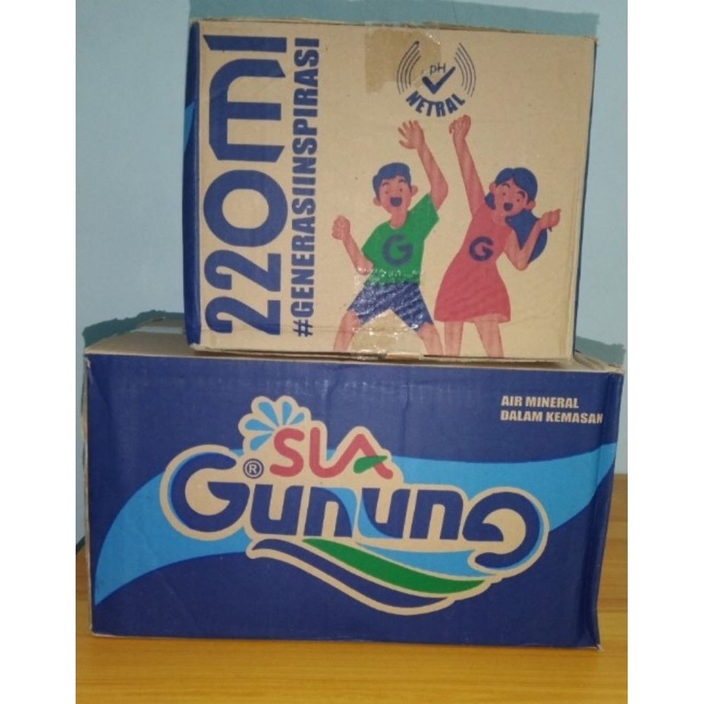 AIR MINERAL GUNUNG GELAS 220 ML ISI 48 GELAS