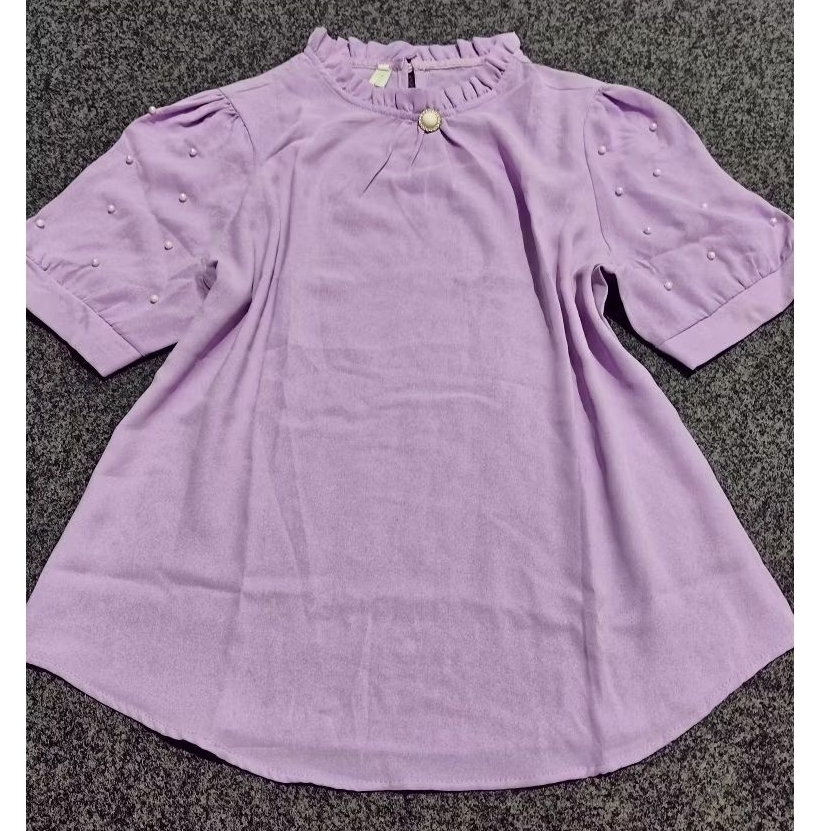 Blouse Lilac Oversize/Blouse Lilac Cantik