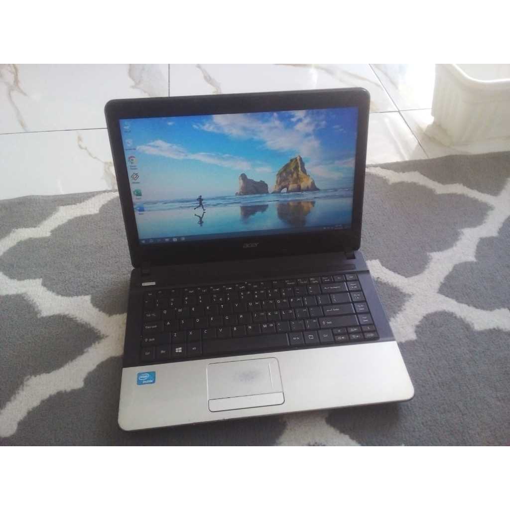 Acer E1 431 Intel Celeron 1000M RAM 4G HDD SSD Laptop Notebook 14 Inch Murah Baterai Awet