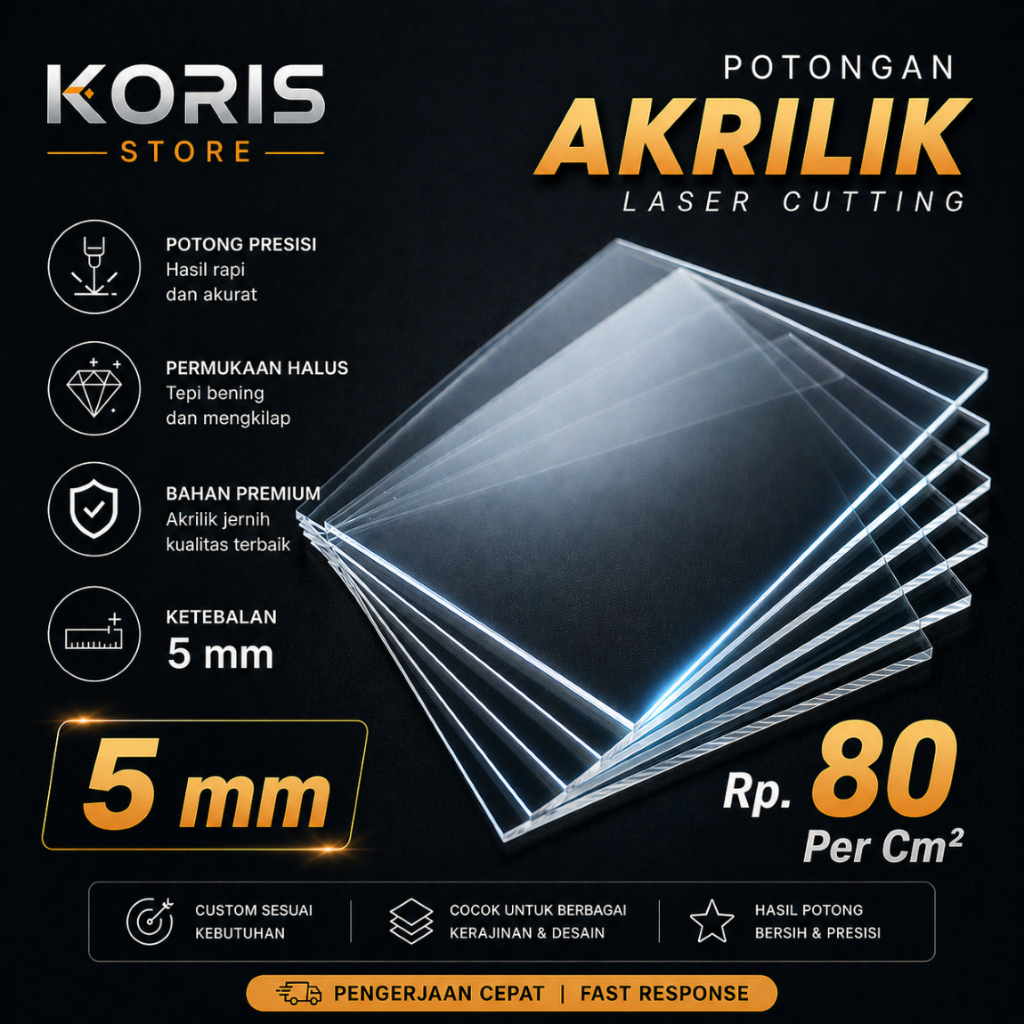 AKRILIK 5mm ( BENING )