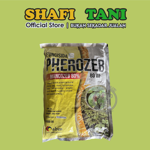 Pherozeb fungisida berbahan aktif Mankozeb 80%, kemasan 1 kg