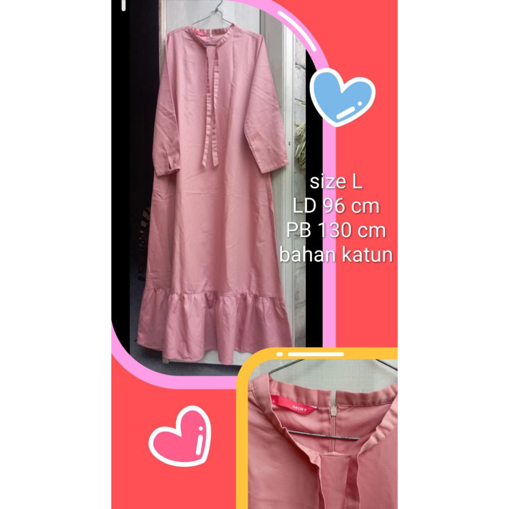 Gamis, kaftan preloved
