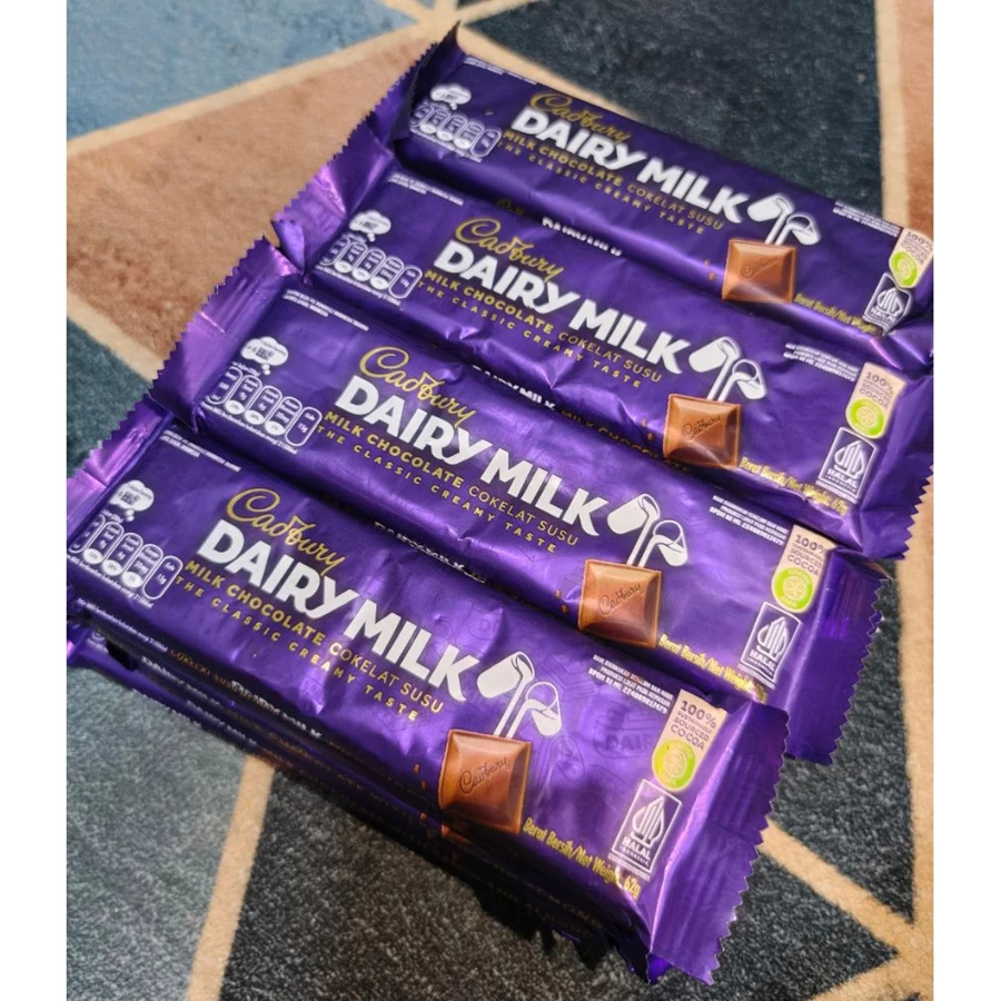Coklat Cadbury Dairy Milk 62 gram - Kemasan Elegan