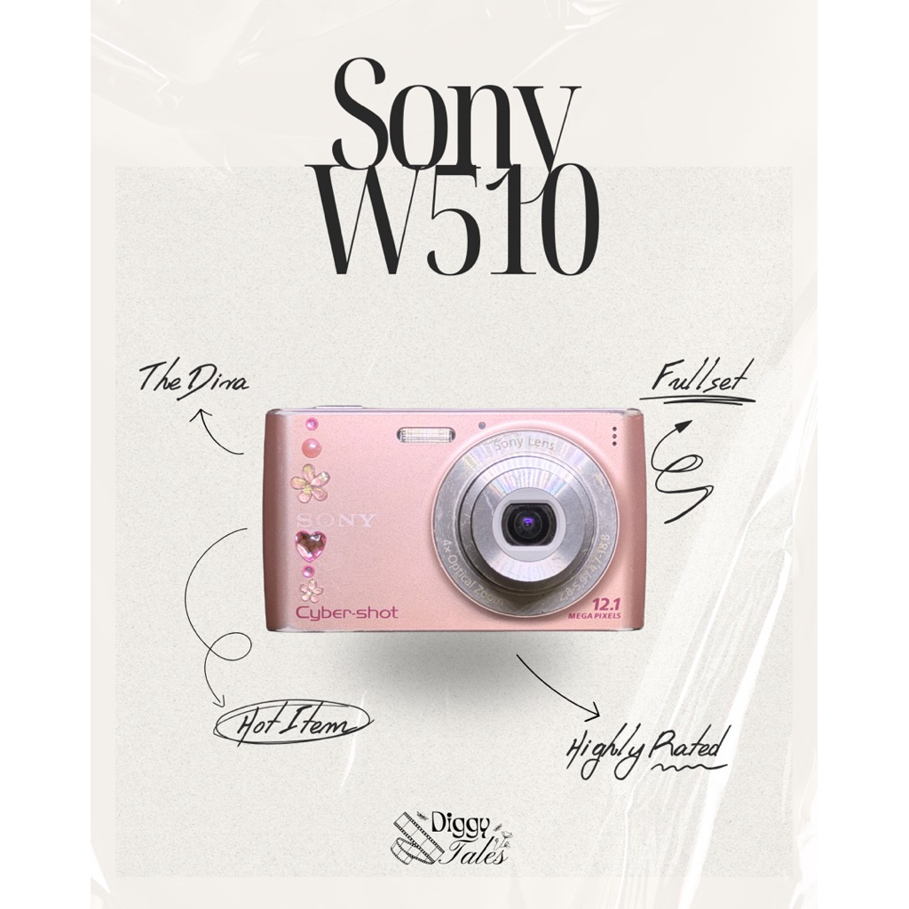 Sony Cybershot W510 Baby Pink
