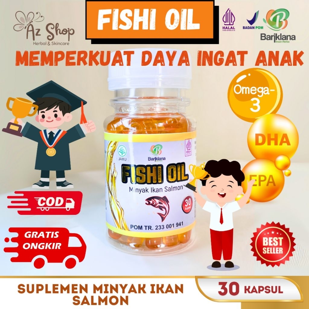 fish oil minyak ikan salmon omega 3 suplemen kecerdasan anak