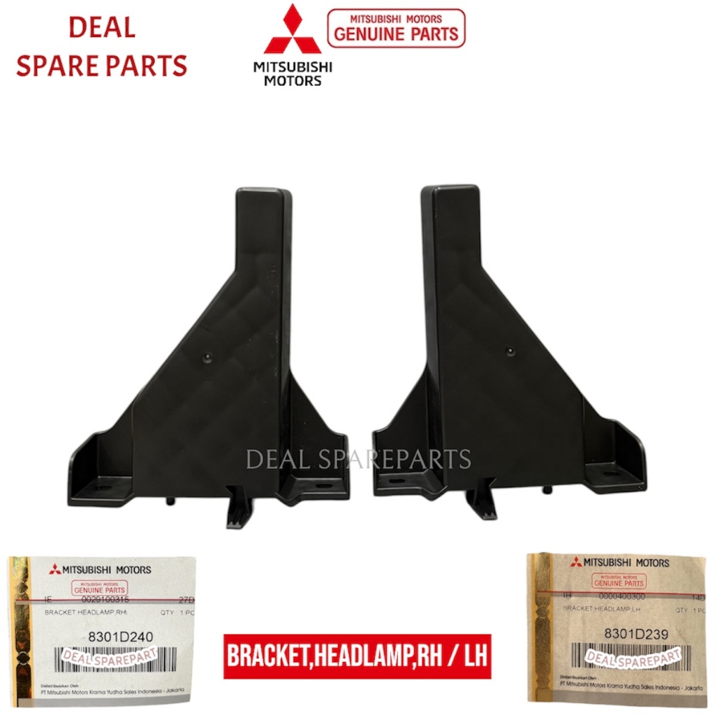 Bracket Breket Headlamp Head Lamp Xpander Original Mitsubishi 8301D239 8301D240