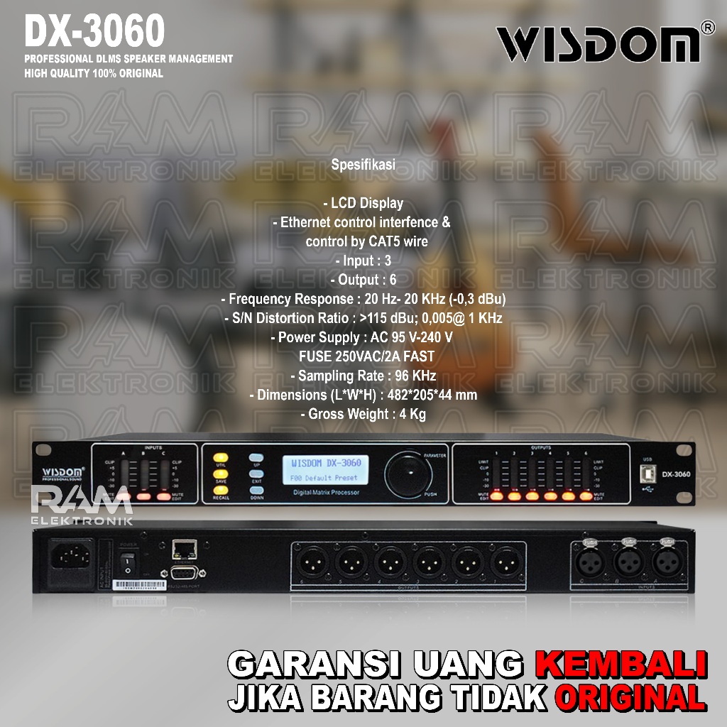 DLMS Speaker Management WISDOM DX 3060 | DX3060 Original