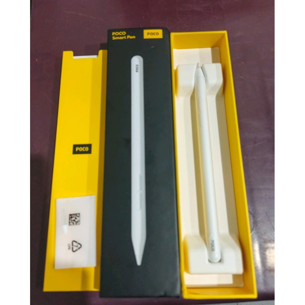 stylus pen poco like new, mulus second, dapat dari pembelian tablet baru