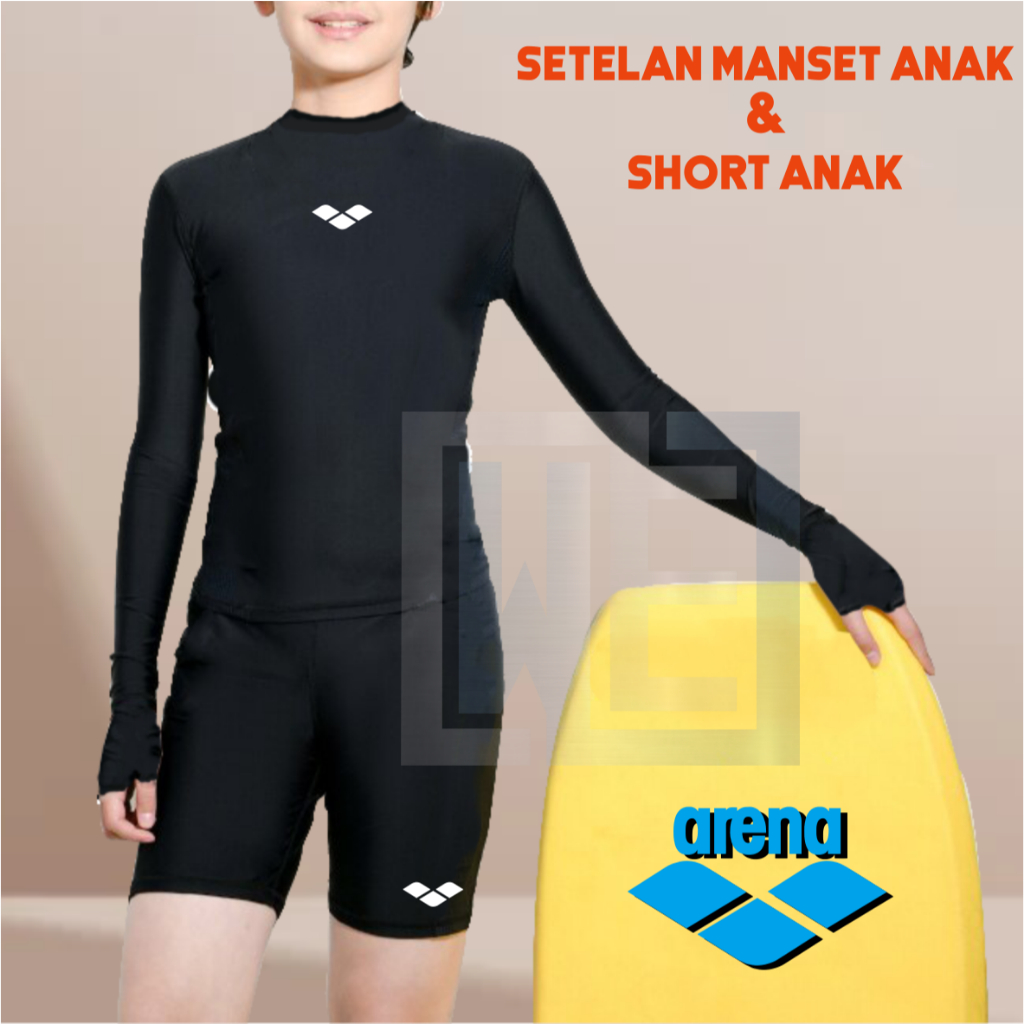 Manset anak baselayer kids celana pendek anak short pants kids setelan anak base layer junior setela