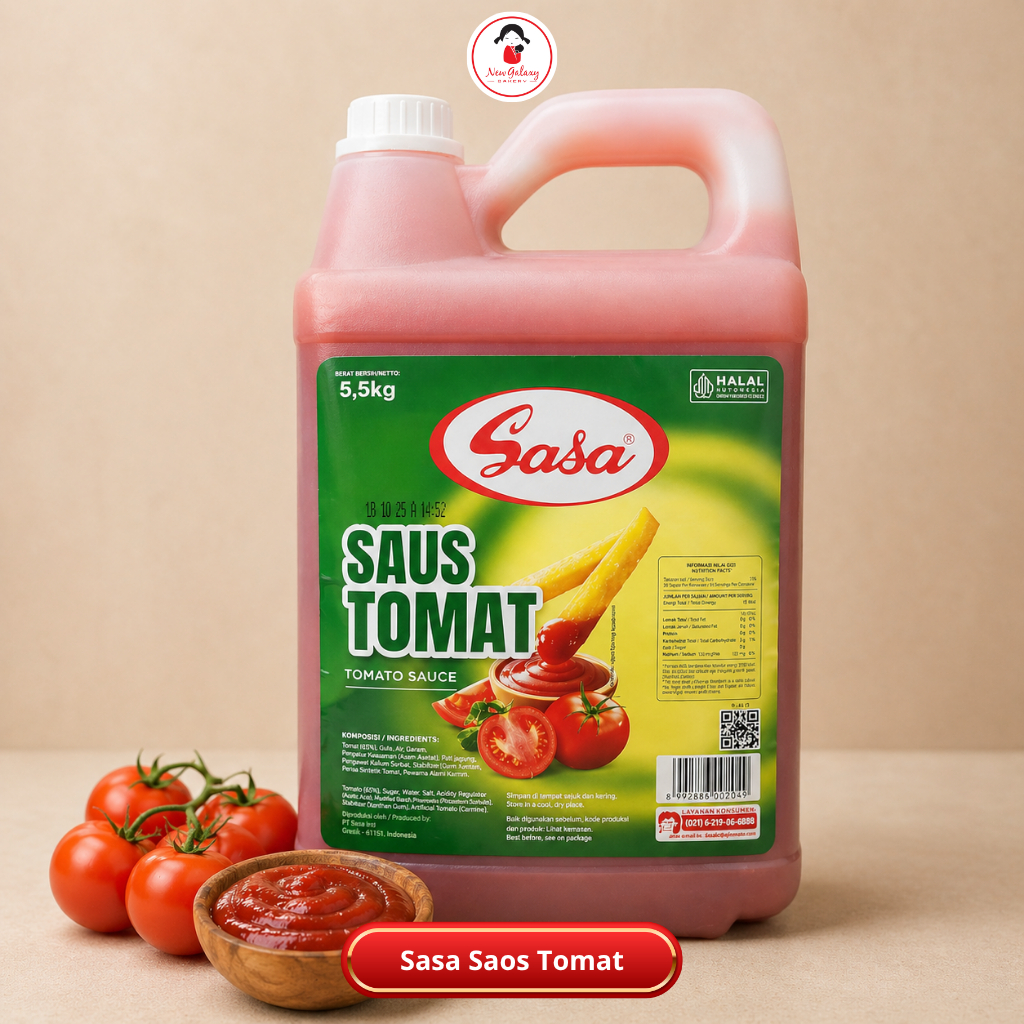 Sasa Saus Tomat 5.5 Liter | Jerigen Galon