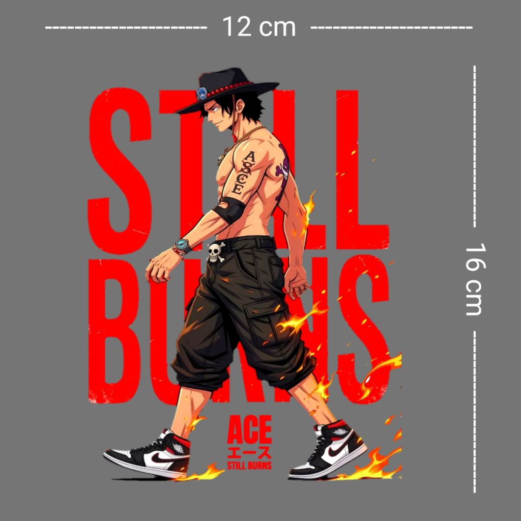 Stiker Sablon Setrika DTF Anime | Sablon Stiker UV DTF Design Keren | Sablon Stiker DTF | Sablon Set