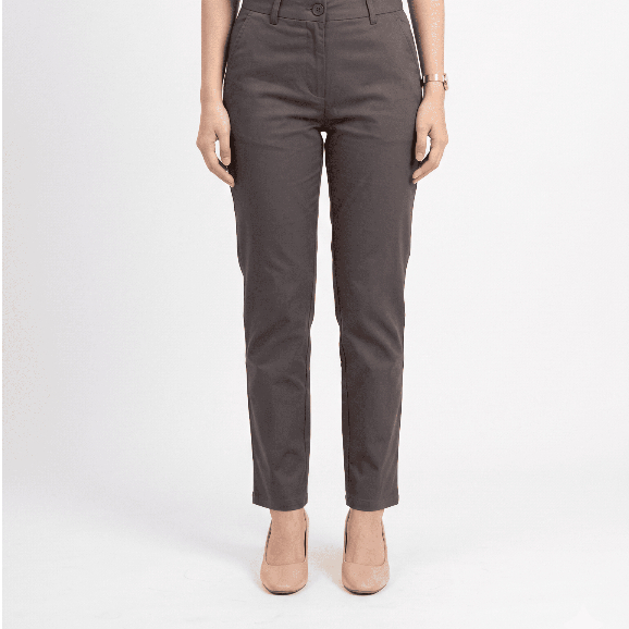 Eprise Chinos Bottom Panjang DARK GREY TP05 | Celana Panjang Wanita