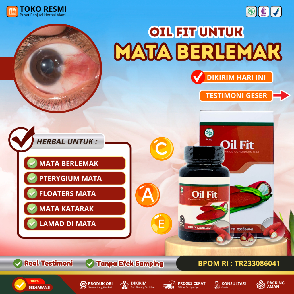 Obat Mata Berlemak Pterygium, Obat Mata Katarak, Obat Mata Kabur dan berbayang  Berselaput lendir pu