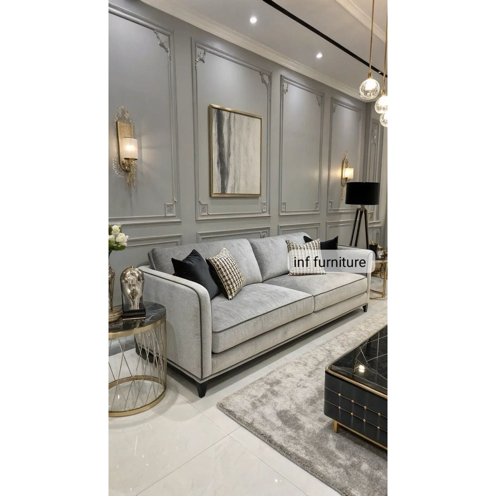 sofa premium sofa tamu sofa mewah bludru premium