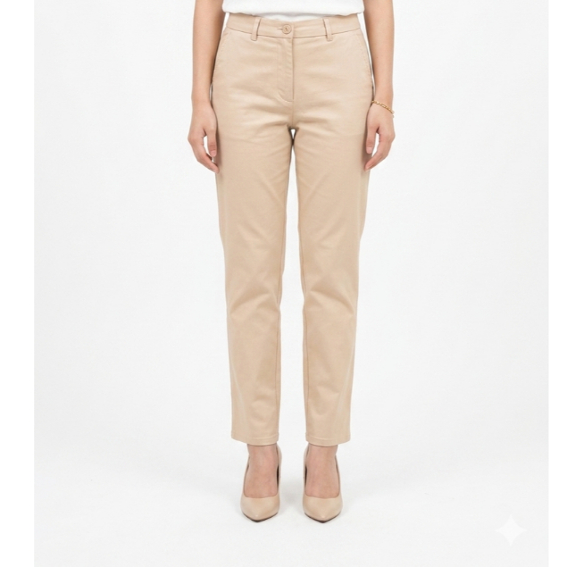 Eprise Chinos Bottom Panjang CREAM TP02 | Celana Panjang Wanita