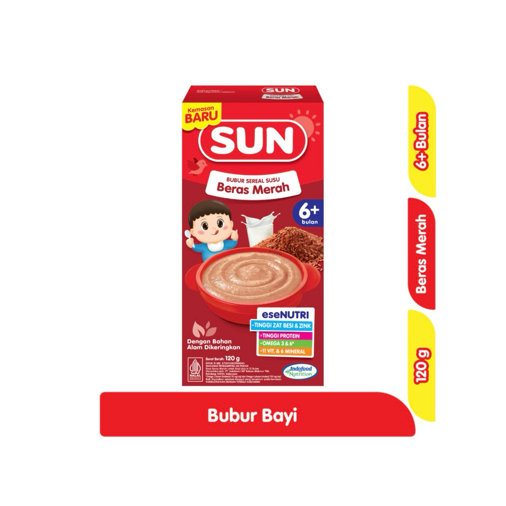 SUN Bubur Bayi Beras Merah 120 g