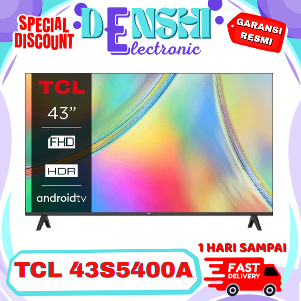 TCL 43S5400A FHD 43 INCH METALLIC BEZEL-LESS HDR10 DOLBY AUDIO | TCL S5400A