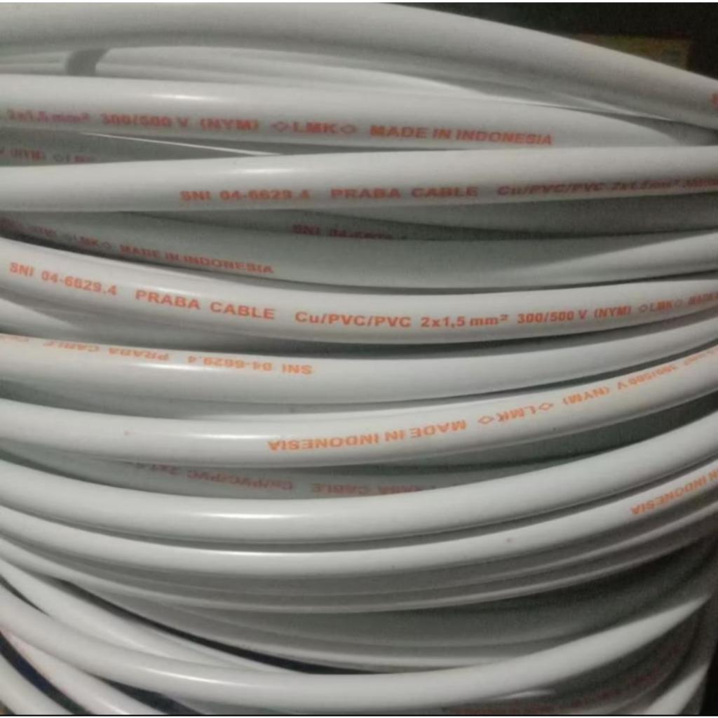 KABEL PRABA NYM 2X1.5MM METERAN KABEL PRABA METERAN